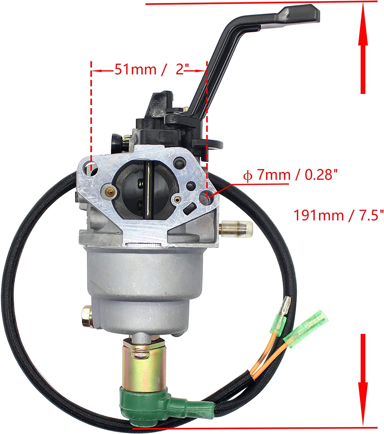 Carburador P27-1D para Generac GP5000 GP5500 GP6500(E) Champion Generator