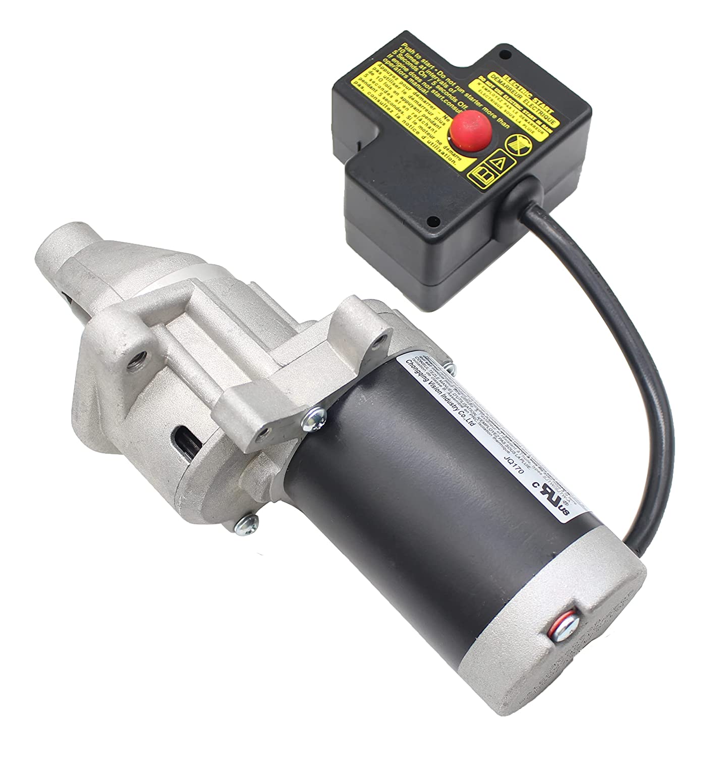  Motor de arranque eléctrico JQ170-4 para motor de soplador de nieve LCT 414cc Honda GX390