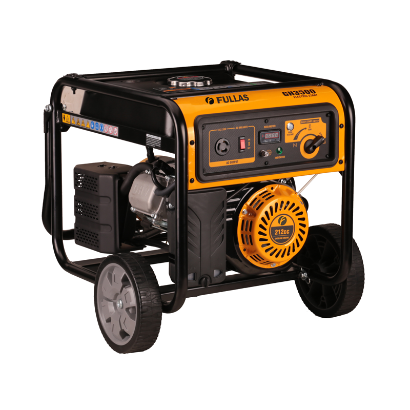 Generador de gasolina de 3KW impulsado por un motor de gasolina de 212CC